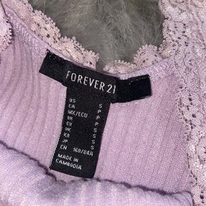 Forever 21 purple body suit